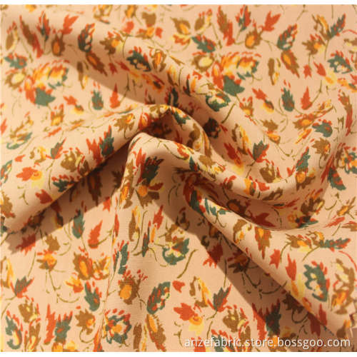100%Ecovero rayon poplin fabric discharge printed fabric